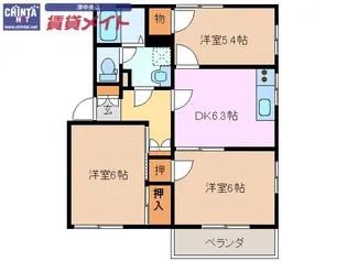 リゾナーレ【1階】の間取り