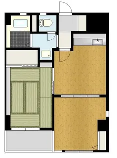 グリーンサイド【4階】の間取り