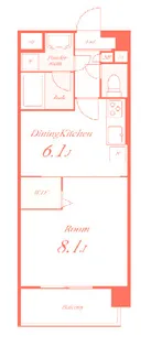 エポック湘南【2階】の間取り