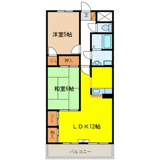 Fontaine Yoshida【3階】の間取り