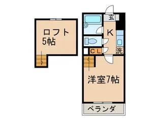 コンドミニアム医生ケ丘1【3階】の間取り