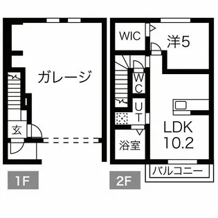 THE GARAGEの間取り