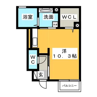 マスターズM【1階】の間取り