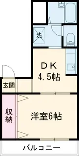 オレンジタウンA棟【1階】の間取り