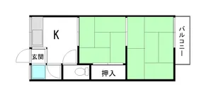 藤崎ハイツ【2階】の間取り