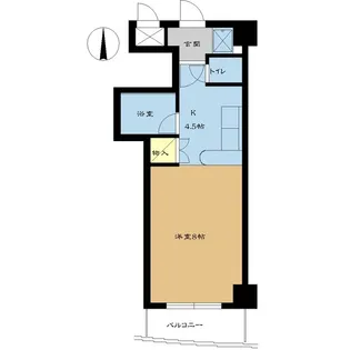 αNEXT北15条【5階】の間取り