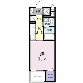 セレノ カーサ【4階】の間取り