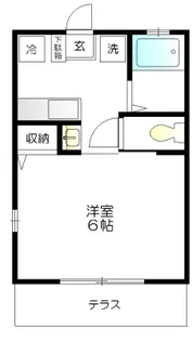 エスポワールK【1階】の間取り