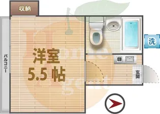 サンタハウス【3階】の間取り