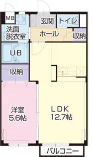 ウィンズ御門【1階】の間取り