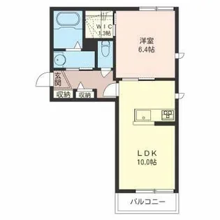 アクシス川越【2階】の間取り