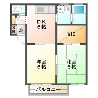 サンクレール C【1階】の間取り