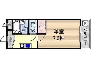 サンライン富田丘【5階】の間取り