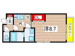 仮)アブニール【3階】の間取り