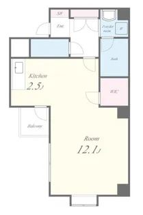 HIRO尾頭橋【6階】の間取り