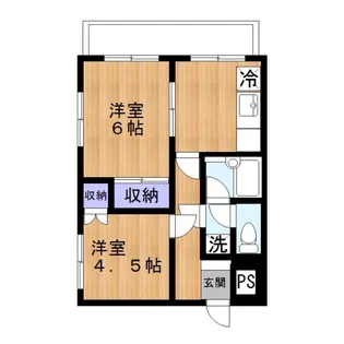 ラヴィッセたまプラーザ【6階】の間取り