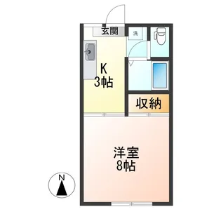 ラプラスジュネス【1階】の間取り