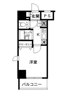 スカイコートヴィーダ五反田ウエスト【9階】の間取り