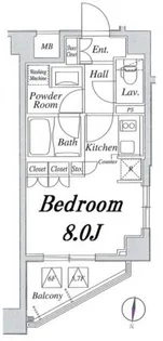 クリオコンフォート府中【5階】の間取り