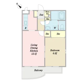 エマーブル成田【2階】の間取り