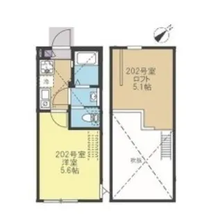 ウィルパルク新横浜【2階】の間取り