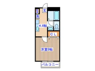 椿ハイツ【1階】の間取り