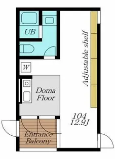 Growth Terrace 蒲田【1階】の間取り