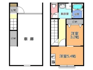 陽北ビレッジCの間取り