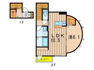 Argo【2階】の間取り