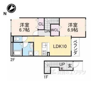 プリマヴェーラ【2階】の間取り