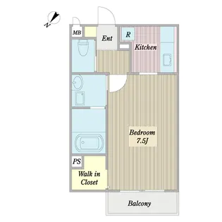 デンテ・ディ・レオーネ【2階】の間取り