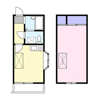 グレワンアネックス【2階】の間取り