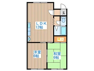 シャルム7.7【2階】の間取り