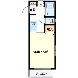 カサグランデ町屋【2階】の間取り