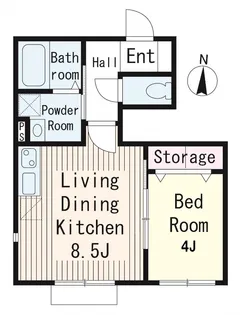 Iris Garden【1階】の間取り