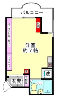 カシオペアハイム【1階】の間取り