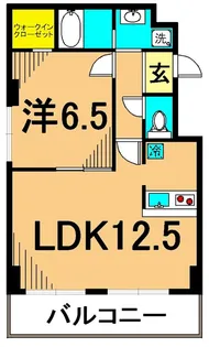 ジラソーレパラッツオ【4階】の間取り