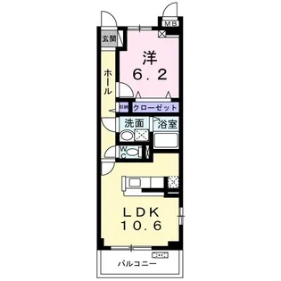 サニープレイス庄内【2階】の間取り