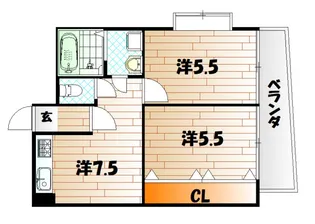 パワーズ117【6階】の間取り