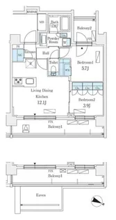 シーズンフラッツ町屋【2階】の間取り