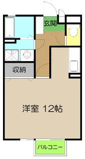 ヴィラ・ソレイユ【1階】の間取り