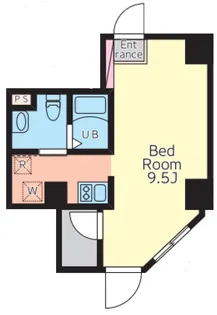 Bloom Tower Ueno【6階】の間取り