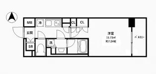 TFレジデンス川崎殿町WEST【1階】の間取り