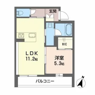THE HEAVEN **【3階】の間取り