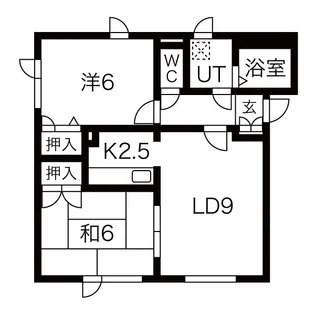 カーサ福士I【2階】の間取り