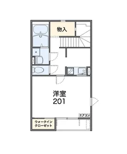 レオネクストドマーニ【2階】の間取り