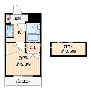 ライブコア川口27【3階】の間取り