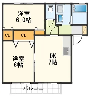 ベルドミール【2階】の間取り