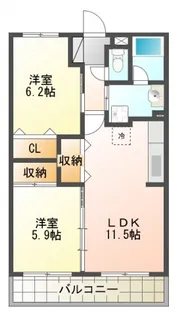 IBBIV【2階】の間取り