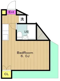 Uトピア高幡不動 ユートピアタカハタフドウ【5階】の間取り